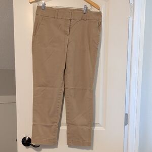 Talbots Khaki Ankle-Length Trousers